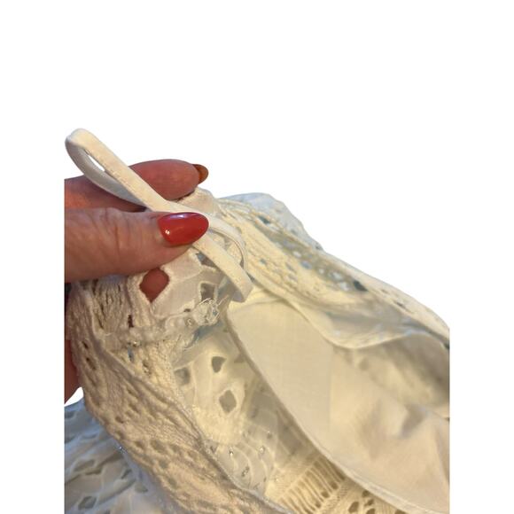 Forever That Girl White Eyelet Dress - Size S - Picture 14 of 15